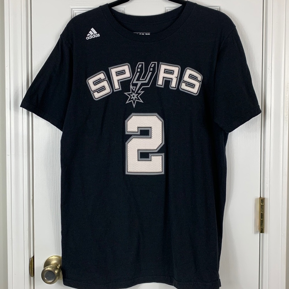 The Go-To Tee Adidas black Spurs short sleeved tee shirt size medium